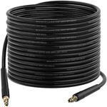 Stone Banks 15m Pressure Washer Hose for Karcher Quick Connect System, High Pressure Washer Replacement Hose for Kärcher K2 K3 K4 K5 K6 K7,Pressure Washer Accessory for Kärcher