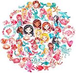 Navy Peony Happy Mermaid Stickers a