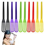 DIYstore 10 PCS Hair Coloring Mixer Hair Tint Color Cream Colorful Spoon Hairdressing Tools for Salon Baber Shop Home