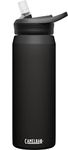CamelBak eddy+ Water Bottle with Straw 25oz - Insulated Stainless Steel, Black