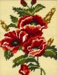 Anchor MR931 Tapestry Kit: Starter: Poppy, Multi, 14 x 18cm