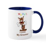 CafePress Woof I Love My Groomer Mug 11 oz (325 ml) Ceramic Coffee Mug