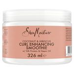 SheaMoisture Coconut & Hibiscus Curl Enhancer no silicones or sulphates smoothie for thick, curly hair 326 ml