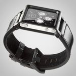 Minimal Chicago Collection LunaTik LLBLK-017 Armband for Apple iPod Nano 6G Leather Black