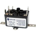 90-380 Appli Parts Heavy Duty Switching Fan Relay 24 VAC Coil SP Normally Open an SP Normally Closed AC and heating Furnace blower relay Universal fit multi position bracket APFR-380