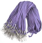 Bird Fiy Bulk Lanyard 32" Flat Lanyards with Swivel Hook Attachment Lanyards with Clip (Light Lavender)