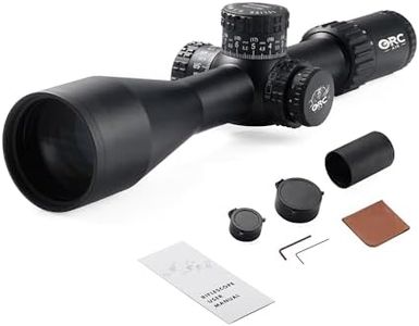 Orcair Rifle Scope 5-25x56mm ED Glass Hunting Shooting FFP Long Range Rifle Scope First Focal Plane Optics with Zero Stop 34mm Tube,High Resolution for Long Range Shooting,Waterproof & Shockproof