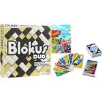 Blokus Duo 2-Player Strategy Board Game and UNO Mario Kart Card Game Bundle