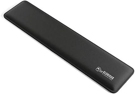 Glorious Gaming Wrist Pad/Rest - Slim Full Standard Size - Black - Mechanical Keyboards,Stitched Edges,Ergonomic | 17.5x4 inches/13mm Thick (GSW-100) Full Size Slim (Black)