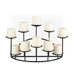 SEI Southern Enterprises 10 Candle Candelabra, Matte Black Finish