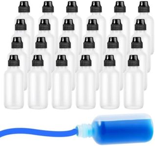 MAQUITA 24 Pieces Empty 2 Ounce Paint Daubers bottles Marker Bottle Handy Sponge Tip Paint Dabbers Bottles Refillable Squeeze Bingo Daubers for Graffiti Art Wooden Boards Cloth Crafts