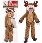 Elves Behavin Badly” 500160 Elf Reindeer with Antlers Outfit | Pack of 1 | Brown |‎ 12 cm x 45 cm x 35 cm Accessory, ‎12 Months, One Size