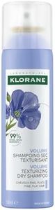 Klorane Volumising Dry Shampoo with Organic Flax - Add Volume & Texture to Fine and Flat Hair - 150ML