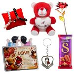 Saugat Traders Valentine Week Gift Combo Chocolate For Boyfriend, Girlfriend-7 Days Valentine Gift Pack,900 Grams