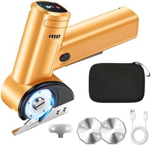 Cordless Electric Scissors Rechargeable, Smart Display Cardboard Box Cutter