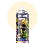 SHEENLAC Spray Paint (Aerozol) - Standard - 400ml - Quick Drying | Gloss Finish for Metal, Wood and Walls | Waterproof Oxidation Resistant (Standard, Ivory)