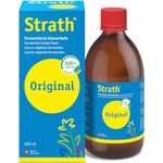 Strath Liquid Food Supplement - 61 Vital Nutrients, Vitamins, Minerals & Amino Acids, Swiss Natural Herbal Yeast, Daily Nutritional & Digestion Support Liquid multivitamins for Adults (500 ml x 1)