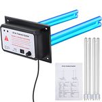 HVAC UV Light, 110 V 253.7 nm Wavelength UV Lamp for HVAC Duct Germicidal Filter, in Duct Dual UV Light Sanitizer Air Purifier for House Air Conditioner(72W)