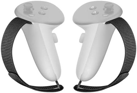 APEXINNO Controller Grips for Meta/Oculus Quest 3S/Quest 3 Accessories, Non-Slip Firm Handle Cover, VR Headset Handle Battery Covers with Adjustable Soft Hand Strap