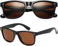 PolarSpex Mens Sunglasses - Retro Sunglasses for Men, Polarized Sunglasses for Womens - Cool Shades for Driving, Fishing