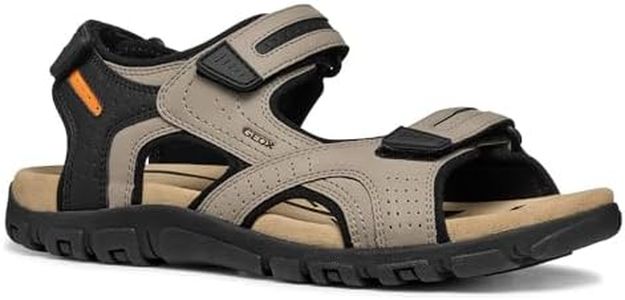 Geox Homme Uomo Sandal Strada Sport, Sand, 43 EU