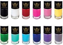 PUEEN Super Intense Stamping Nail Polish Nail Color - Set of 12 Colors - 12ml each - BH000934