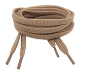 Big Laces Flat Dark Beige Shoelaces 7mm X 120cm [Apparel]