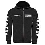 Sons Of Anarchy Custom Charter Deluxe ZIP STYLE Hoodie (3XL) Black