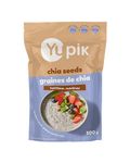 Yupik Raw Black Chia Seeds, 300 g, Gluten-Free, Kosher, Natural Plant-Based Seeds, Superfood, Source of Omega-3 and Magnesium, Rich in Fiber, Gels Easily