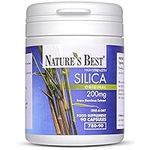 Silica 200mg | High Strength Naturally Sourced Silica Supplement | for Skin Health and Mobility | 90 One-A-Day, Vegan Capsules | from Bamboo Extract | UK Made