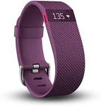 Fitbit Charge HR Wireless Activity Wristband (Plum, Large)