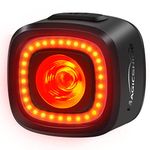 SEEMEE150 V2.0 Bike Tail Lights, 150 Lumens Smart Brake Sensor Rear Lights, 1500m Viewable Range 260° Visibility USB-C Rechargeable IPX6 Waterproof 6 Night & Daytime Modes for Cycling Safety