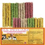 MS PET HOUSE PETCARE Munchy Sticks for Adult Dogs - 10 kg Assorted Treats with Chicken, Mint, Mutton, and Natural Flavors for Tasty Chewing and Healthy Rewards