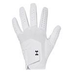 Under Armour Men's Iso-Chill Golf Glove, (100) / White/Black, Left Hand Medium Large