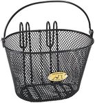 Nantucket Bike Basket Co Kid's Surfside Mesh Wire Basket, Charcoal Grey, 9.8 x 6.8 x 6.3''