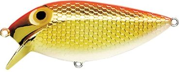 Storm TF06-109 Original Thin Fin Lure 2-1/2", 1/5 oz, Metallic Gold Fluorescent Red