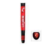 Team Golf NCAA Cincinnati Bearcats Golf Putter Grip with Removable Gel Top Ball Marker, Durable Wide Grip & Easy to Control