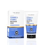 Dr. Sheth's Ceramide & Vitamin C Moisturizing Cream|For Dry To Very Dry Skin|Brightens & Strengthens Skin Barrier|48Hr Deep Hydration|Non Sticky|Biomimetic Ingredients|For Men & Women's |50G