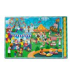 Melissa & Doug Fun at The Fair! Cardboard Jigsaw Search & Find Floor Puzzle – 48 Pieces