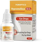 Puroptics Hypromellose 0.5% Eye Drops for Dry Eyes - Itchy Eye Drops Treatment to Refresh and Relieve Tired & Dry Eyes | Lubricating Eye Drops for Irritated Itchy Dry Eyes