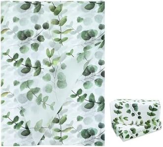 Bekecidi 100 Hojas de Papel de Seda de Hojas Verdes, Papel de Regalo de Hojas Impresas Botánicas de 14x20 Pulgadas, Papel de Seda Estampado Para Envolver Regalos, Cumpleaños, Festivales, DIY