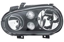 HELLA 1EL 007 700-151 DE/FF/Halogen-Headlight - ECE - for right-hand traffic - Left Front