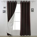 Deconovo CT0394D-3 Grommet Top Blackout Triple-Pass Energy-Efficient Bedroom Thermal Insulated Curtains