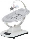 GarveeLife Electric Baby Swings for Infants to Toddler, Infant Swing with 5 Motion Modes & 5 Speeds, Remote Control, Reclining Seat with 5-Point Harness, 5 Preset Music, Light Grey