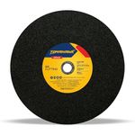 TOMAHAWK® 14" Cut-Off Wheel for Metal & Stainless Steel, Pack of 10pcs, 355x2.5x25.4mm - Black - 6-month warranty (Black, 10)