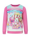 Noisy Sauce Shopkins Sublimation Girl's Sweatshirt (7-8 Years) Pink