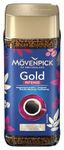 Movenpick Gold Intense 100Gram Jar|Imported Arabica & Robusta Coffee Powder | Belgium Instant Dark Roast Coffee|Strong & Pure Coffee| Intensity 4/5 | Freeze-Dried Coffee