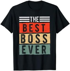 The Best Boss Ever Divertente Capo Direttore Regalo Maglietta