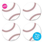 Batter Up - Baseball - Decorations DIY Baby Shower or Birthday Party Essentials - Set of 20