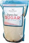 Organic Cane Sugar Crystals (5lb sugar packet) - Preservative & bone-char free, vegan food sugar substitute, gluten free, Non-GMO, fine natural sugar sweetener for cooking, beverages, & more